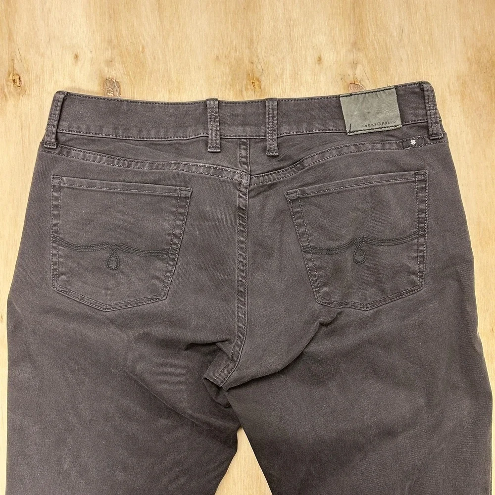 Lucky Brand Lolita Boot Jeans Womens 8 Charcoal Wash Gray Bootcut Mid Rise Denim - Picture 3 of 10